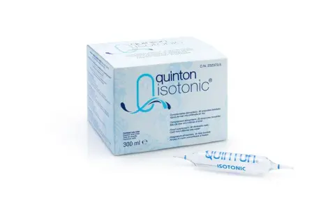 Boîte de Quinton Isotonic, eau de mer microfiltrée. Avis médical sur ce complément alimentaire.