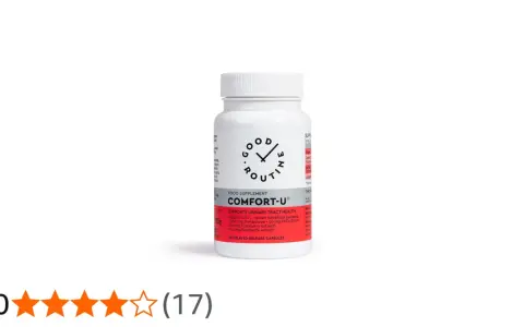 Bouteille de compléments alimentaires "Comfort-U" avec D-mannose et canneberge.