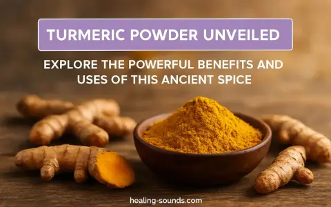 Racines de curcuma et poudre dorée dans un bol, révélant les bienfaits du curcuma en poudre, une épice ancienne aux usages puissants.